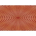 thumbnail image 1 of Ahgly Company Indoor Rectangle Patterned Carrot Orange Area Rugs, 7' x 10', 1 of 6