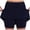 *Navy, variant on ClodeEU Women's High Waisted Tennis Skort,Quick Dry Athletic Skirt with Built-in Shorts,Running Skort with Pockets Orange,Women's Plus M