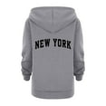 thumbnail image 5 of LUOGENLI Hoodies Boys Hoodies Size 7/8 Baby Kids Long Sleeve Letter Printed Hoodie Zipper Up Sweatshirts Children Unisex Soft Coat Blouse with Pocket Boys Hoodies Size 14-16 Grey 9-10 Years, 5 of 6