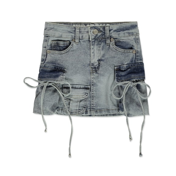 VIP Jeans Girls' Denim Cargo Skirt Color: blue Size: 8