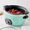 thumbnail image 4 of GreenLife Healthy Duo Slow Cooker | Turquoise, 4 of 10