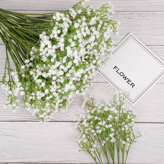 Mothers Day Gifts Clearance! Mother'S Day 12Pc Gypsophila Flower Decor Gift Indoor and Outdoor Decor White