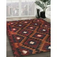 thumbnail image 2 of Ahgly Company Indoor Rectangle Contemporary Saffron Red Oriental Area Rugs, 4' x 6', 2 of 6