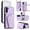 Purple, variant on ELISORLI Luxury Wallet Case for Samsung Galaxy Note 10 5G with Tempered Glass Card Slots Thin Slim Flip Purse & Shoulder Strap, Card Holder Stand Phone Cover for Note10 Notes 10s Ten Not S10 Purple
