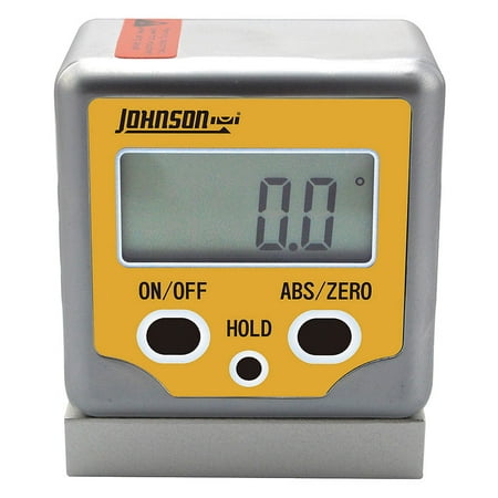 JOHNSON Digital Angle Finder, Magnetic, V-Groove 1886-0300
