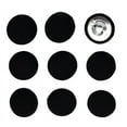thumbnail image 2 of 10pcs Cotton Fabric Covered Buttons Sewing Accessories for Garment - Black, 2 of 6