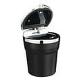 thumbnail image 2 of Ashtray Vehicle Ashtray With LED Light Vehicle Metal Ashtray Stainless Steel Cool Ashtrays Car Ashtrays for Cup Holder Smell Proof, 2 of 2