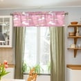 thumbnail image 5 of Galaxy Unicorn Rainbow Curtain Valance for Kitchen Windows/Bathroom/Living Room/Bedroom Blackout, Rod Pocket Valance Small Window Treatment, 54" W x 18" L Home Decor, 5 of 6
