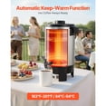 thumbnail image 4 of KFFKFF Commercial Coffee Urn, 30 Cup 152oz Hot Beverage Dispenser with Dripless Faucet, 1090W Quick-Brewing Coffee Maker, Automatic Temperature Control, 4 of 9