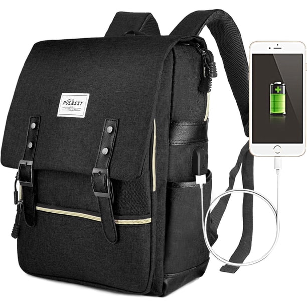 Laptop Backpack for Women, Work Backpack for Laptop 15.6 Inch Men, Water-Resistant Backpack for School, Business and Office with USB Charging Port