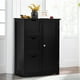 thumbnail image 4 of Costway Armario de Suelo para Baño con 3 Cajones y 1 Armario Estante Ajustable Mueble de Almacenamiento para Salón Dormitorio 60 x 30 x 81cm Negro, 4 of 10