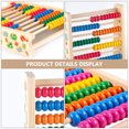 thumbnail image 4 of Children Wood Abacus Stand Math Learning Toy Kids Early Educational Supply, 4 of 7