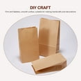 thumbnail image 3 of SHOWERORO 100Ud Bolsas De Kraft Color Chocolate Para Snack Desechables Uso Multifunción, 3 of 8