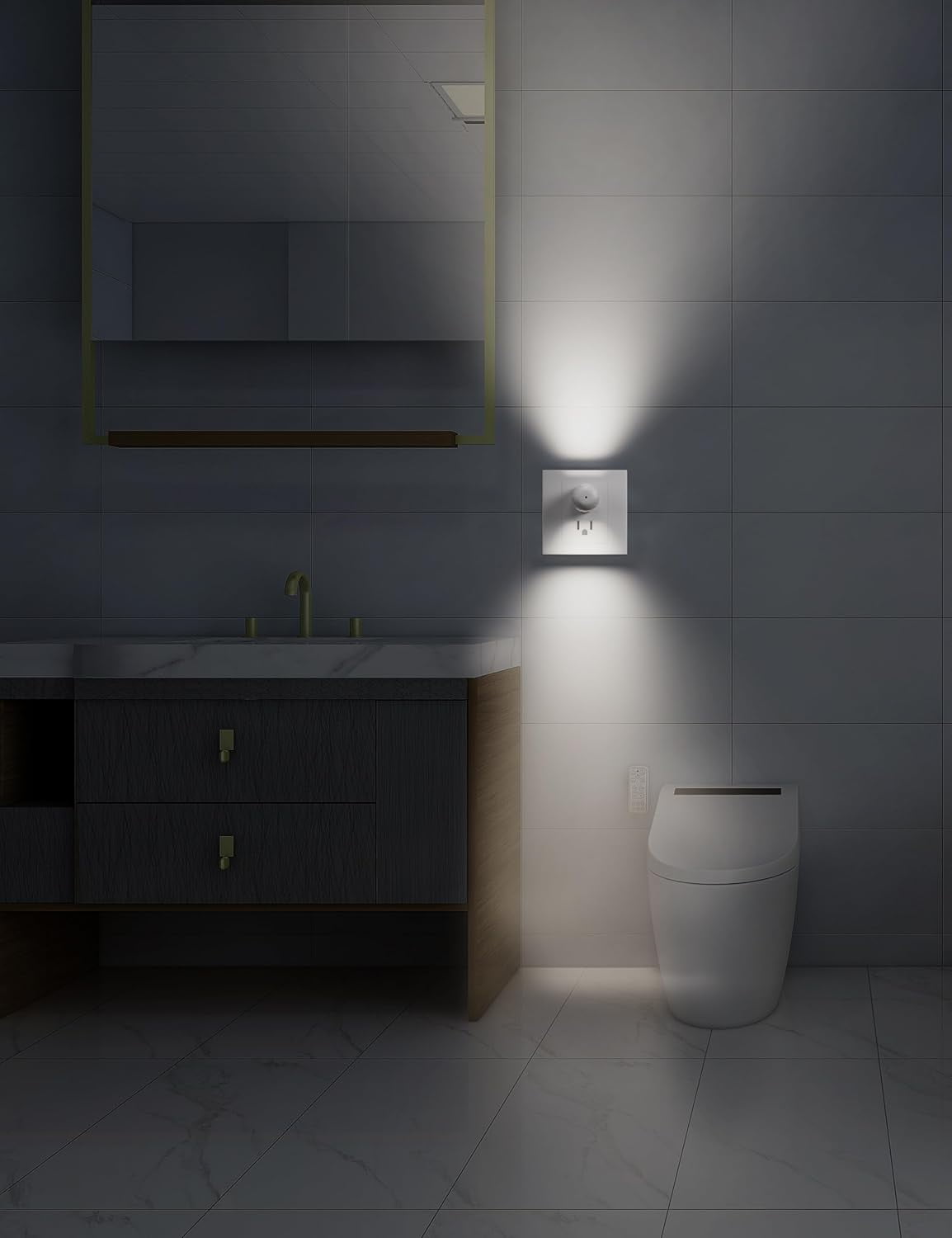 6 Pack LED Night Light Plug into Wall with Dusk to Dawn Sensor – Automatic Plug In Nightlight for Kids Kitchen Hallway Bathroom Bedroom Soft White