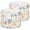 Color 3, variant on Lampshades 2 Pack Purple Peach Floral Watercolor Leaves Blooms 13"x13"x10" Light Shade for Table Lamps Floor Lamp Chandelier Lampshade Replacement Easy Assembly