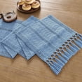 thumbnail image 2 of Boho Table Runner Macrame Farmhouse Woven Cotton Linen Rustic Table Runner with Handmade Tassels for Home Decor Dining Fall Thanksgiving 13x72 inches, 2 of 6