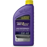 Royal Purple (06540-6PK API-Licensed Heavy Duty SAE 5W-40 High Performance Synthetic Motor Oil - 1 Quart, (Case of 6)
