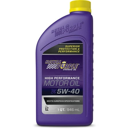 Royal Purple (06540-6PK API-Licensed Heavy Duty SAE 5W-40 High Performance Synthetic Motor Oil - 1 Quart, (Case of 6)