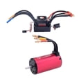 thumbnail image 2 of Controlador de velocidad ESC sin escobillas Metal resistente 2250KV Motor sin escobillas sin sensores 4P + 150A ESC sin escobillas para camión RC 1: 8 Magideal Controlador de velocidad ESC sin escobillas, 2 of 7