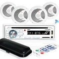 thumbnail image 1 of Kit de altavoces receptores estéreo marinos Pyle PLCDBT85MRW con 4 x 6., 1 of 6