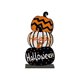 thumbnail image 1 of Decoraciones de Halloween Adorno de madera para escritorio con forma de calabaza para el hogar Ambiente festivo en el salón y el dormitorio, 1 of 4
