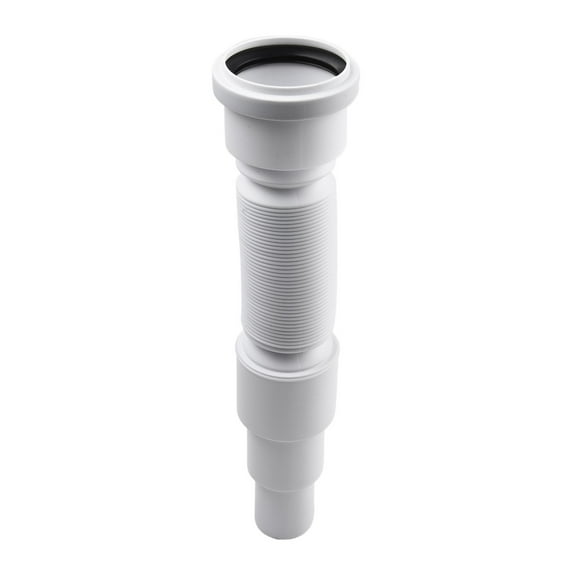 Flexible Grey Waste Flush Pipe Drainage Tube Bathroom Kitchen Sink Siphon Waste Drain 50Mm 1M Extendable Shower