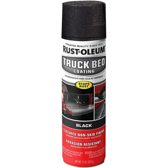Rust-Oleum 248914-2PK Truck Bed Spray Paint, 2 Pack, Black, 2 Piece