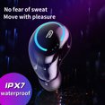 thumbnail image 2 of Sidaley Mini auriculares intrauditivos Bluetooth 5,0 impermeables auriculares manos libres inalámbricos 8D sonido estéreo auriculares deportivos Cables de audio/vídeo negro, 2 of 6