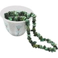 thumbnail image 2 of Emerald Crystal Chips - Healing Crystals Tumbled Chips Gemstone Beads (1000+ Carat, Drilled), 2 of 5