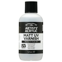 Winsor & Newton Artists' Acrylic UV Varnish, 125ml Bottle, Matte