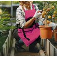 thumbnail image 5 of Delantal de jardinería, delantal de jardín unisex de lona impermeable con bolsillos para cosecha, regalos de jardinería para mujeres, 5 of 5