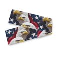 thumbnail image 7 of Yayeee Table Runner 90 inches Long for Home Kitchen Rectangle Dining Table Holiday Party Decoration, American Eagle Pattern, 7 of 7