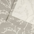 thumbnail image 4 of Exclusive Home Kilberry Woven Room Darkening Blackout Grommet Top Curtain Panel Pair, 52"x96", Dove Grey, 4 of 5