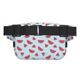 thumbnail image 3 of Balery Watermelon Mochila Cinturón para Mujeres y Hombres, Bolsa de Cintura Impermeable de Doble Capa con Correa, 3 of 9