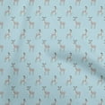 thumbnail image 1 of oneOone Velvet Light Blue Fabric Animal Dress Material Fabric Print Fabric By The Yard 58 Inch Wide, 1 of 5