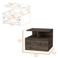 thumbnail image 2 of Nightstand with Drawer and Shelf | Store Bedroom Basics, Open Shelf for Visibility | Engineered Wood Material | Space-Efficient Design, 2 of 3