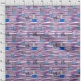 thumbnail image 4 of oneOone Viscose Chiffon Purple Fabric Cactus Craft Projects Decor Fabric Printed By The Yard 42 Inch Wide, 4 of 5