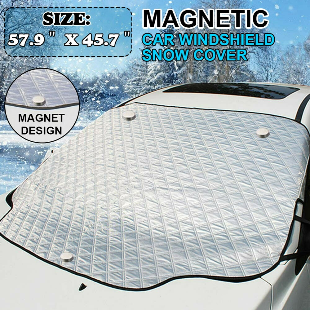 Car Windshield Snow Cover & Sun Shade Cover Allseasons Winter