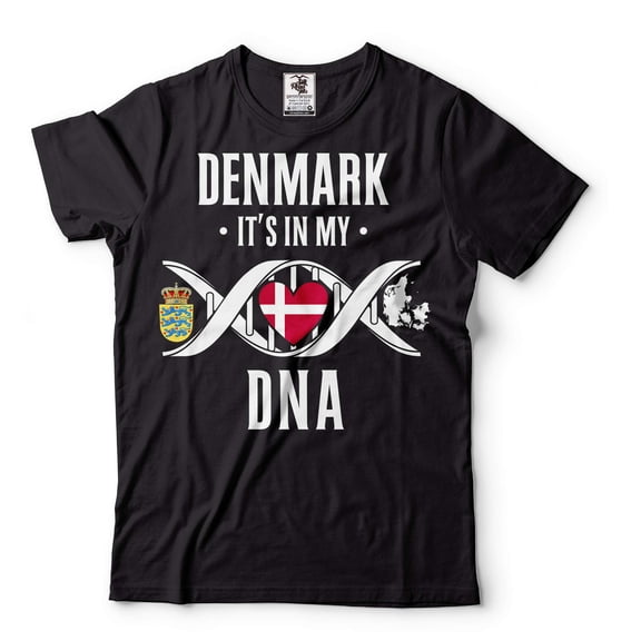 Denmark Patriotic Shirt Denmark National Flag Tee Shirt Denmark Gifts Danish Gift Ideas
