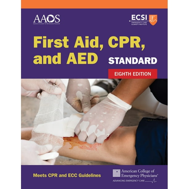 Standard First Aid, Cpr, and AED (Edition 8) (Paperback)