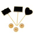 thumbnail image 4 of 10 Piezas De Mini Pizarra De Madera Con Soporte, Mini Pizarra, Letreros Para Tablero De Mensajes, Letreros Decorativos, Número De Mesa, Etiqueta De Precio Para Bodas, Fiestas Y Decoración Del Hogar (R, 4 of 5