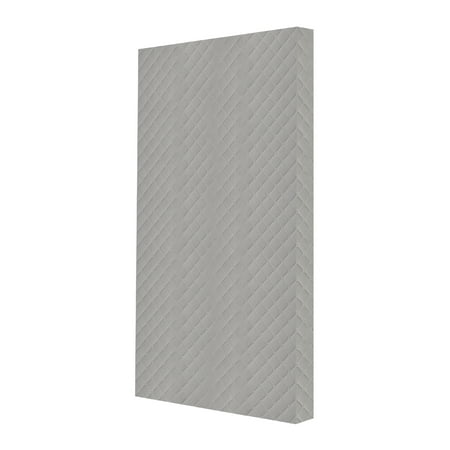 UPC: 0811048039699 | Dream on Me Asheville 4”Firm Fiber Crib & Toddler Mattress Greenguard Gold Certified Grey