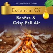 Air Wick Plug-In Scented Oil Air Freshener Warmer Refills, Bonfire and Crisp Fall Air, 5 Count