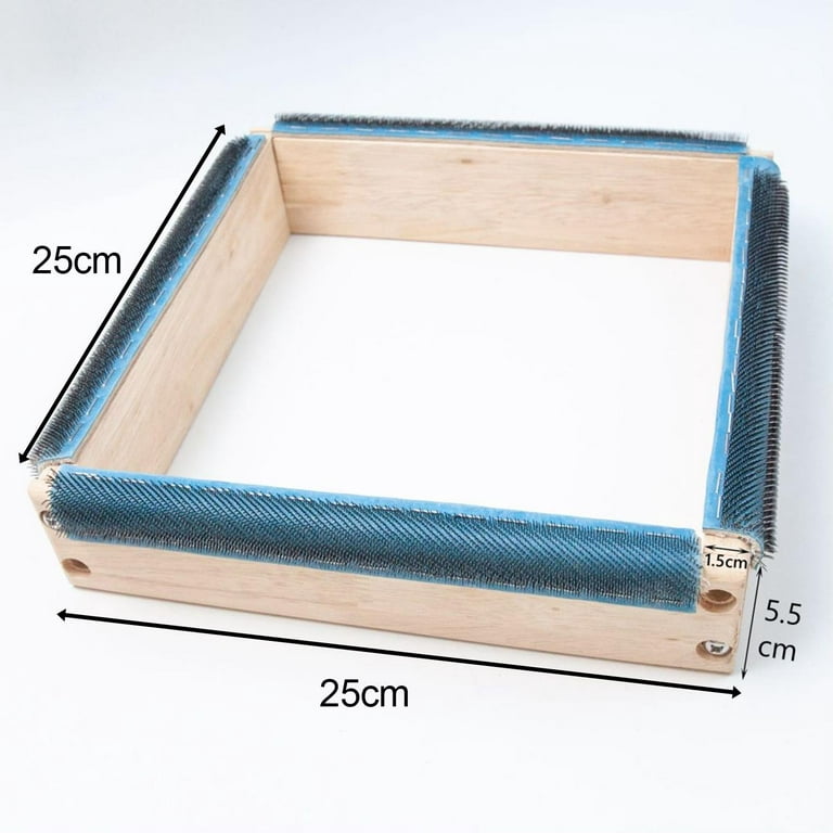 Square Embroidery Hoop, Embroidery Clip Hoop, Square Wooden Embroidery  Hoop, Frame Clip on Q Snap Cross Stitch Frame, Plastic Sewing Frame for  Embroidery, Needle Tip, Silk Painting (46 x 28.5 cm) 