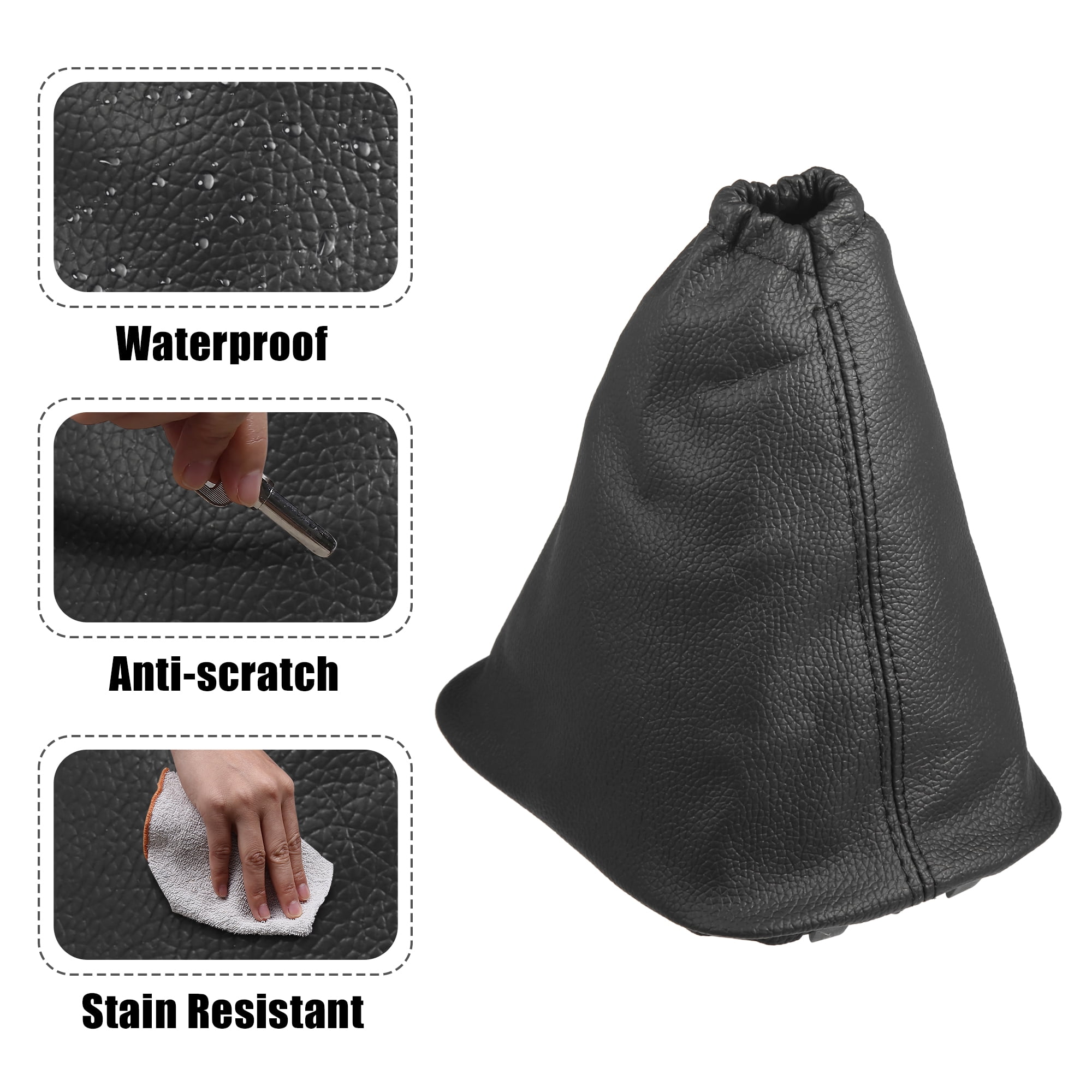 Unique Bargains Boot Cover Gear Shift Knob Handbrake Gaiter for Toyota Corolla