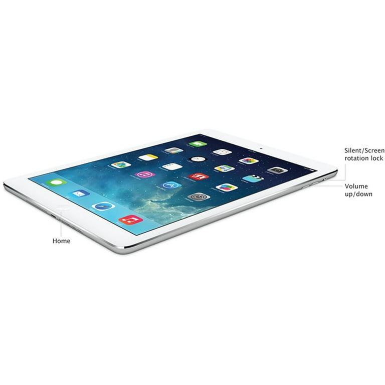 Restored Apple iPad Air Tablet 16GB, Wi-Fi in Silver MD788LL Restored Apple iPad Air Tablet 16GB, Wi-Fi in Silver MD788LL