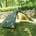 thumbnail image 3 of Tente Tipi de Camping Tente Pyramide Extérieure une Personne Tipi Tente Chaude pour Camping Randonnée, 3 of 7