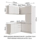 thumbnail image 2 of Cocina Integral Completa Esquinera Madesa Glamy 329cm 01 Blanco, 2 of 9