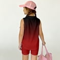 thumbnail image 4 of Grblisyd Outfits for Girls 10-12 Summer Gradient Print Tank Top and Biker Shorts 2 Piece Outfit Kids Cute Clothing Sets, 4 of 6