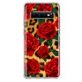 thumbnail image 1 of MUNDAZE Samsung Galaxy S10 Leopard Red Roses Double Layer Phone Case Cover, 1 of 6
